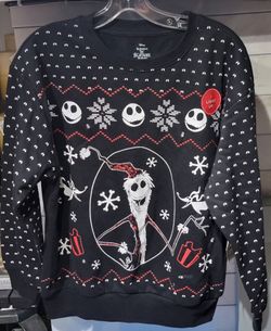 Women's Nightmare Before Christmas Jack Skellington Holiday Light Up Sweatshirt $20 (One Available In Size Small 4-6)