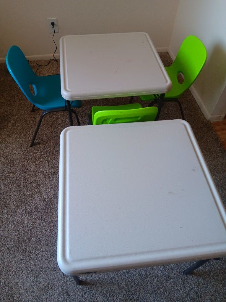 Kids Lifetime Table Chairs 