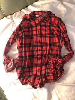Girls Flannel top