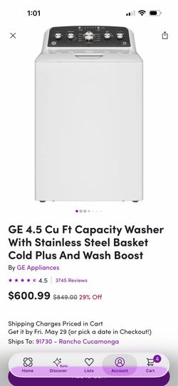 Brand new washer