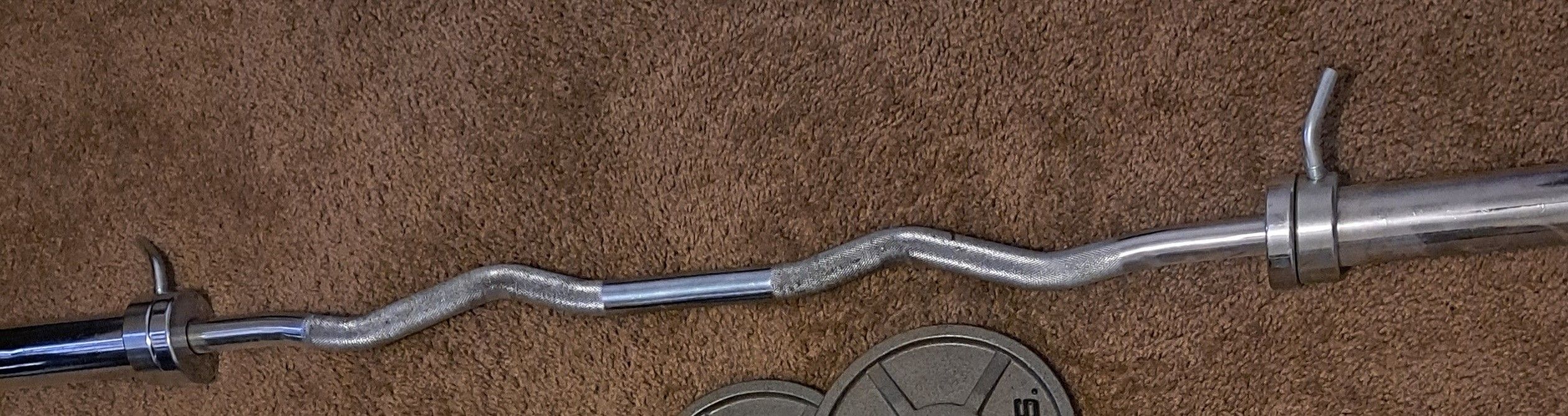 Ez Curl Bar Olympic Size 
