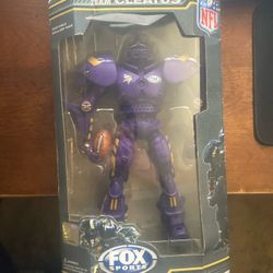 Minnesota Vikings Team Cleats Fox Sports robot NFL figurine