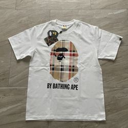 Bape x bureberry (M)