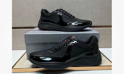 Prada America Cup Black Men Shoes Size 10