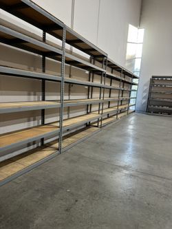 6 Levels Shelves 8’Lx6’Hx18”D