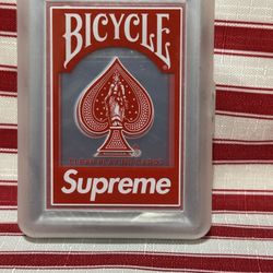 Supreme Bicycle Clear Playing Cards