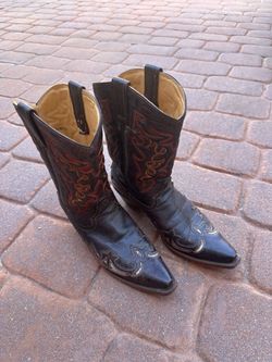 Leather boots from Texas