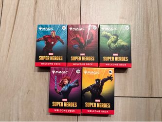 SDCC 2026 Marvel Magic the Gathering Super Heroes Welcome Decks (Full Set of 5)