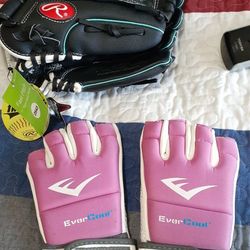 Baseball gloves And Boxing gloves 