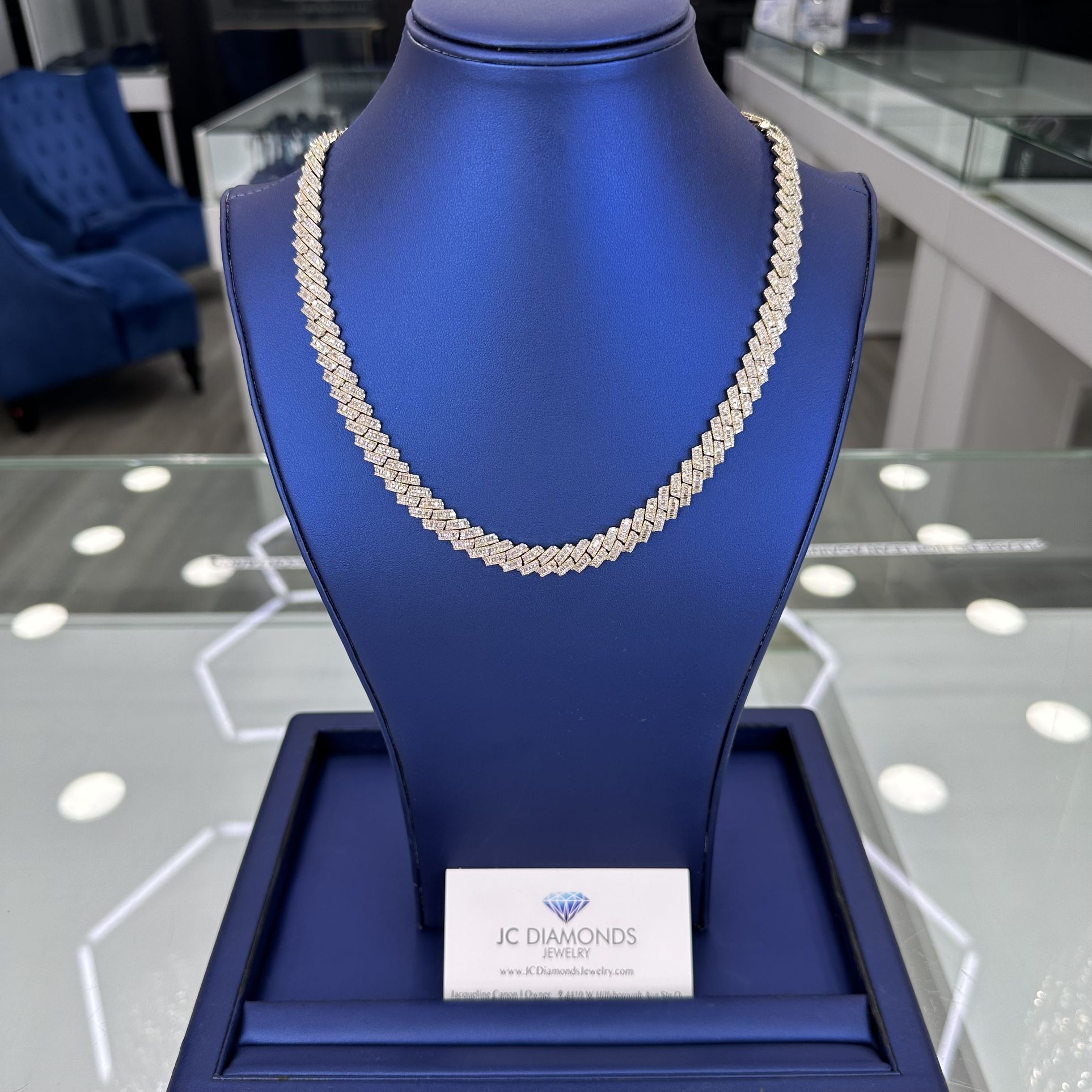 Chain Cubanlink 10k Diamonds 💎 Real 10,5 Mm By 20 Inch