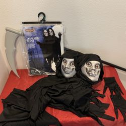 Spirit Two Headed Reaper Kids Costume size Large 10-12  Simi Valley