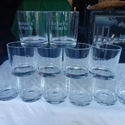 Set Of Maker's Mark Glasses  