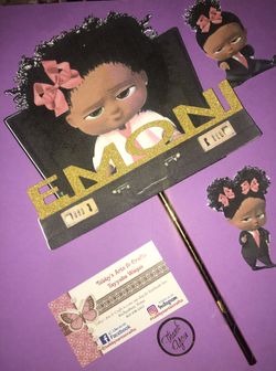 Boss Baby Girl Cake Topper