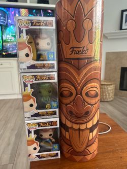 2019 Funko Freaky Tiki Sundays box w/3 exclusive Funkos! 🔥Toxic Rick, Surfs Up Batman