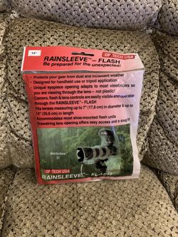 OP/Tech, RAINSLEEVE, Camera/Lense AND Flash Cover NEW, ‘2’