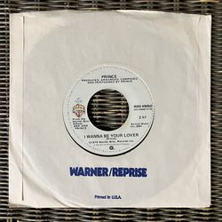 Prince “I Wanna Be Your Lover” 7” Single