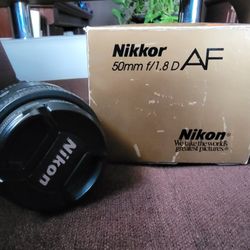 Nikkor 50mm f/1.8 D