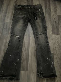 Purple jeans