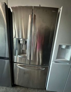 LG French Door Fridge – Stainless, Ice/Water Dispenser