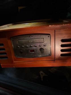 Crosley Retro Wood Cabinet CD Player Stereo System