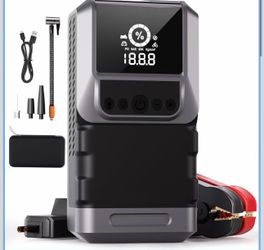 Car Jump Starter, Jump Starter Power Pack Portable, 12V Car Battery Booster Jump Starter, 2500A 4-in-1Jump Starter Power Bank, 10000mAh Car Battery Ch