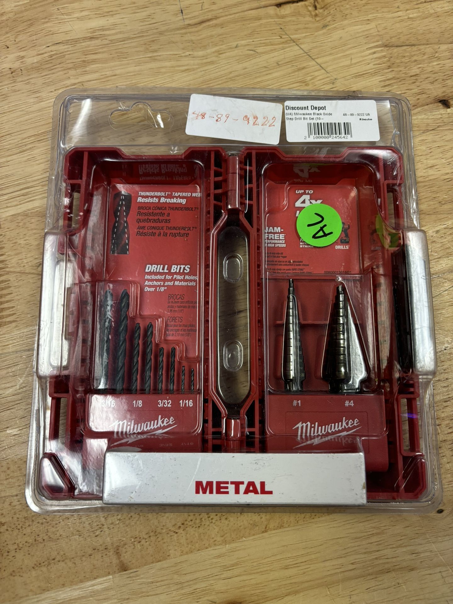 Milwaukee 48-89-2801 Thunderbolt 21-Piece Black Oxide Drill Bit Set - View #14