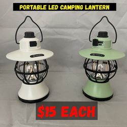 New Retro Style Hanging Camping light Lamp USB Rechargeable Hanging Adjust Light Modes Waterproof