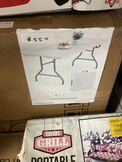 Folding Table White — $55