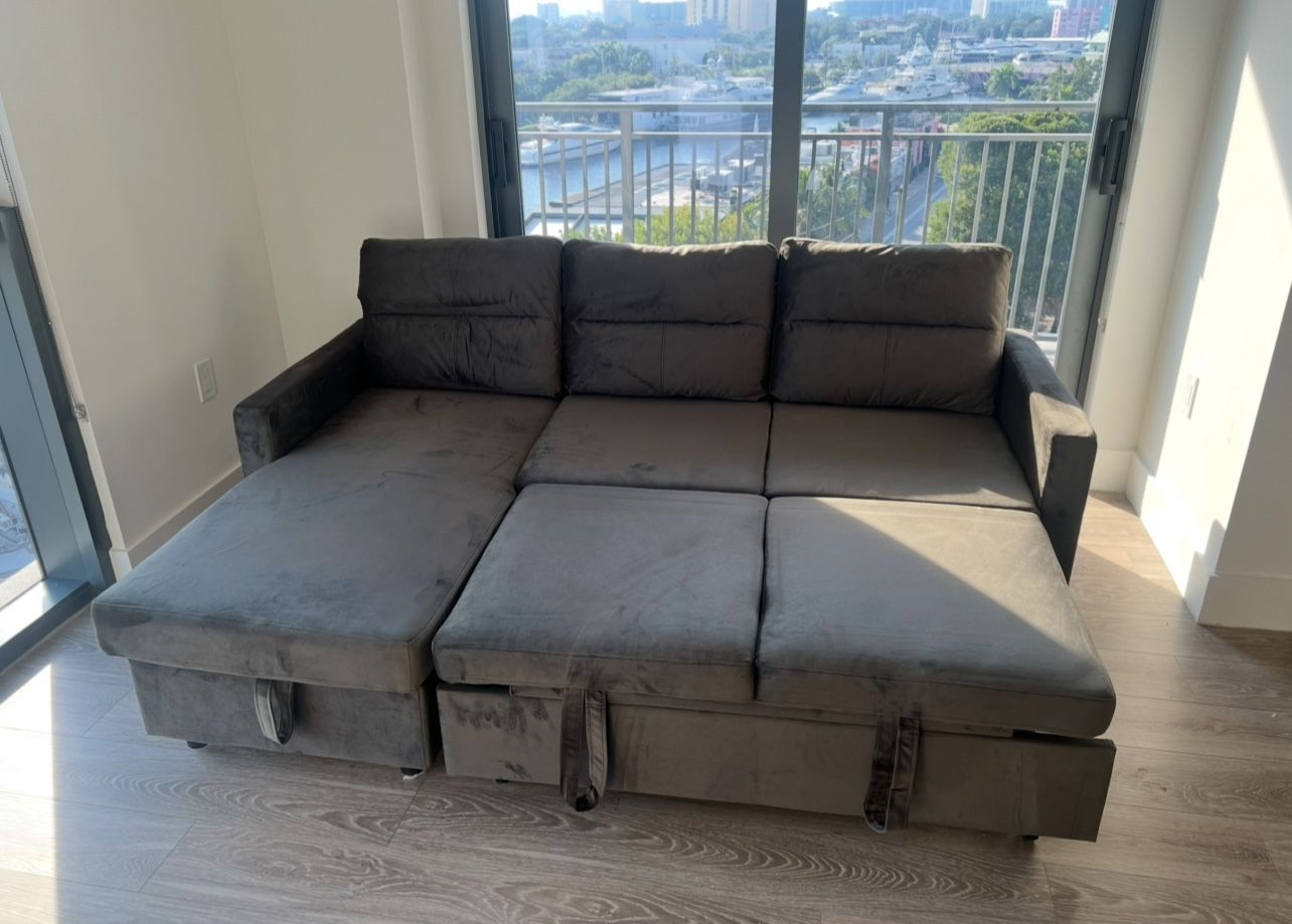 Reversible Sectional Sofa Bed Sleeper