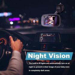  Shybaby 1080P Baby Car Camera Monitor