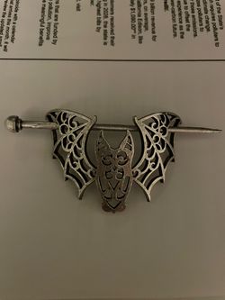 Bat Brooch