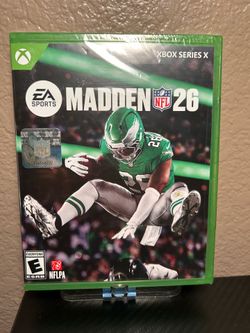 Hey, it’s never been used I’m asking $25 brand new MADDEN nlf 26 on the Xbox series x