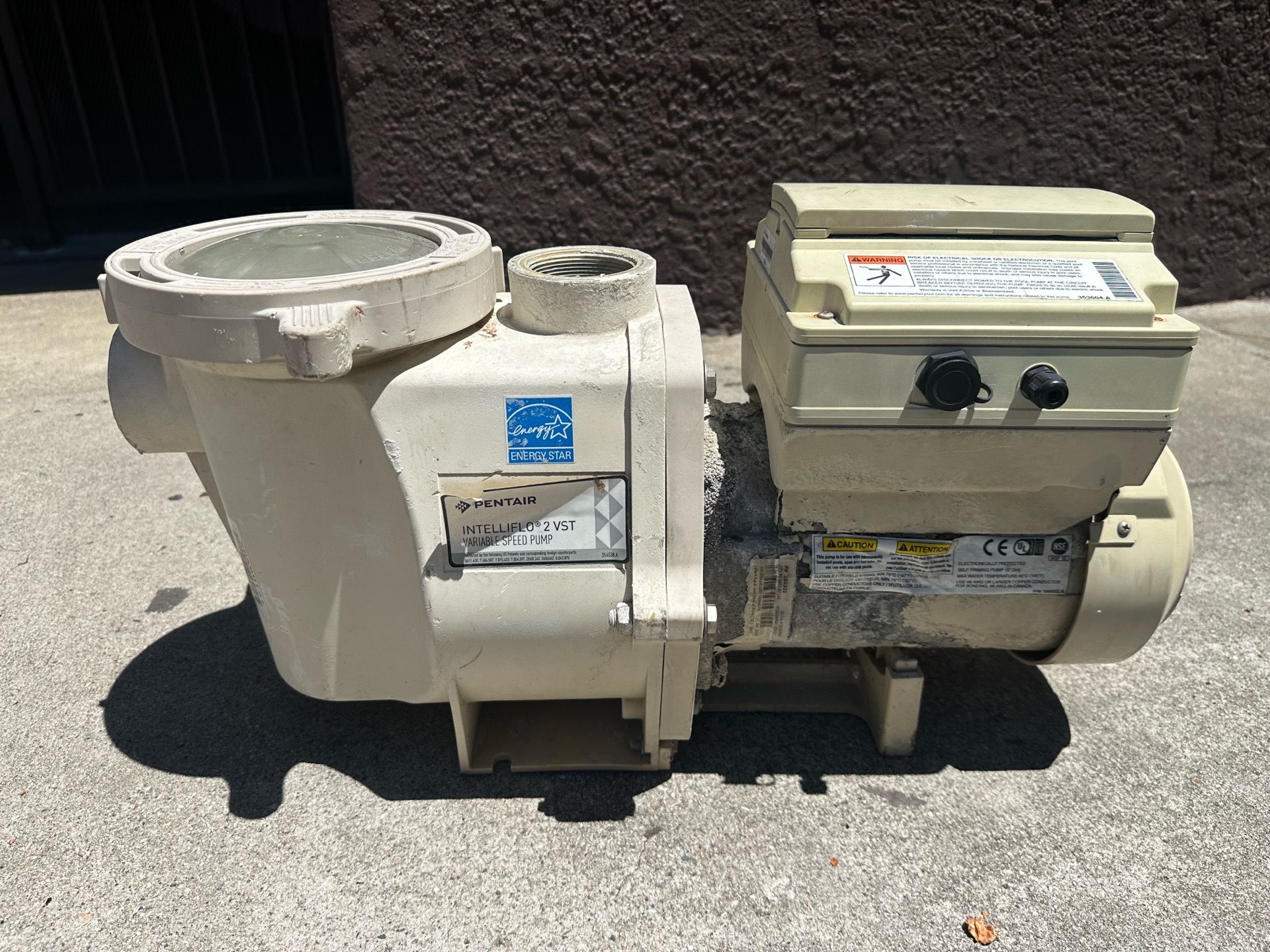 Pentair Intelliflo 1 VST Variable Speed Pool Pump