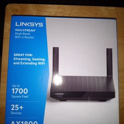 Linksys AX1800 Wifi 6 Router