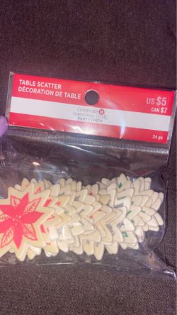Christmas table scatter