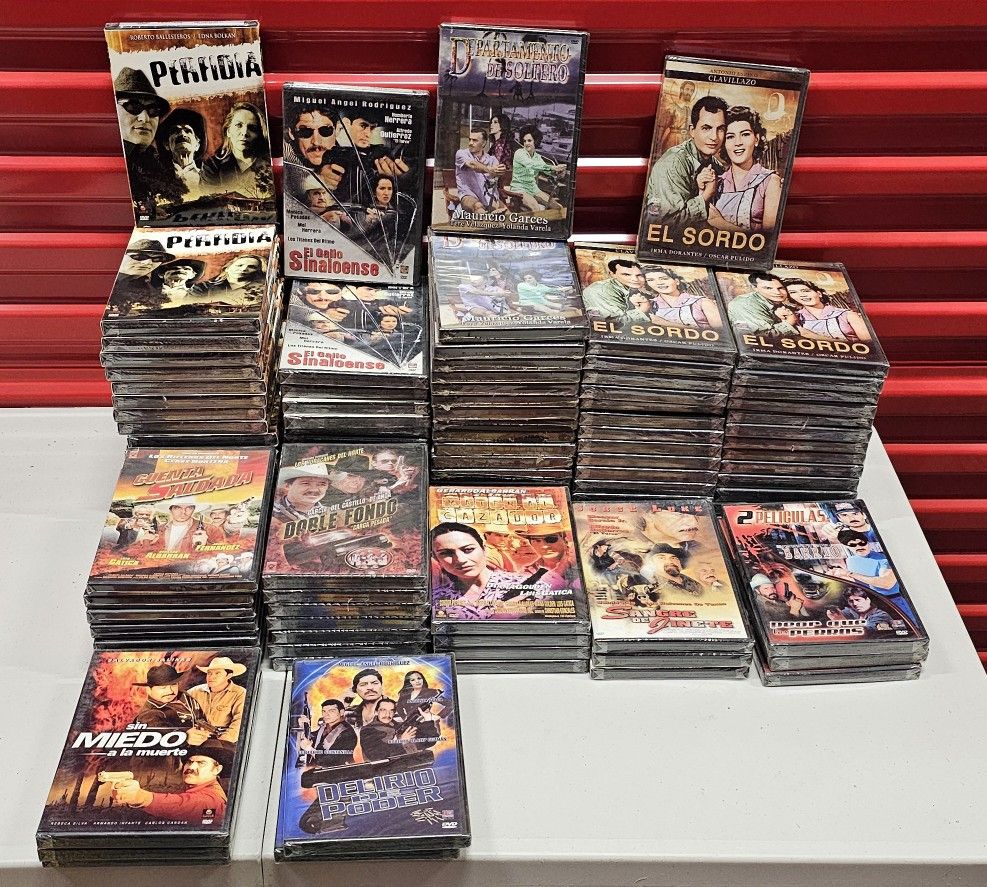 100 Bulk Wholesale lot Spanish DVD Movies New Sealed 11 Movies