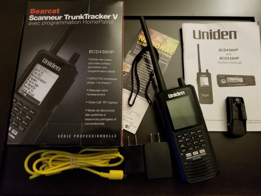 Uniden BCD436HP P25 DIGITAL POLICE SCANNER
