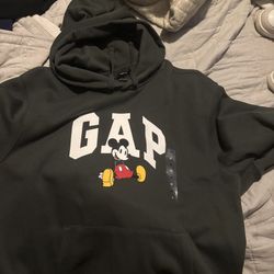 Men’s Gap Mickey Mouse Hoodie Green