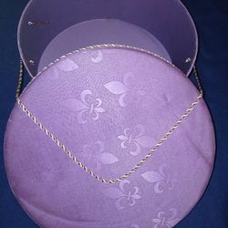 Dark Purple Hat Box