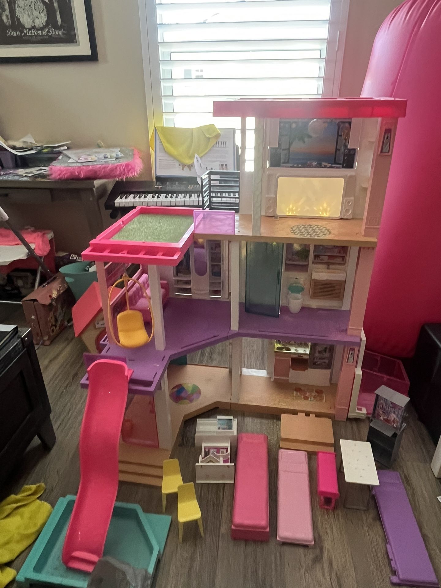 Barbie Dream House, RV, Dolls And Accessories