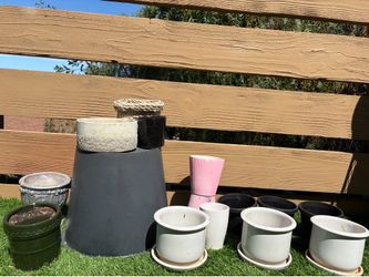 15 pots for only 25 dollars everything