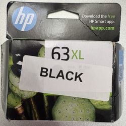 HP 63 XL Black Ink Cartridge High Yield Genuine OEM Original Sealed Exp Mar 2026