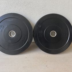 Brand new - Never Used - Pair of 15 lb Bumper Plates
