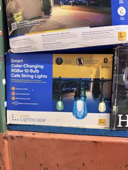 Novolink Lightscape Smart RGBW 12-Bulb Cafe String Lights