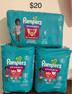 Pampers Cruisers 360 Size 6 Diapers – 3 Packs