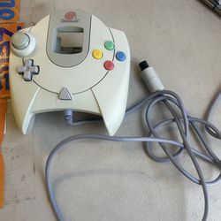 Official Sega Dreamcast Controller OEM Gamepad HKT-7700 White Remote works