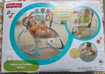 Fisher-Price Infant-to-Toddler Rocker - Baby Bouncer & Rocking Chair up to 40 lbs