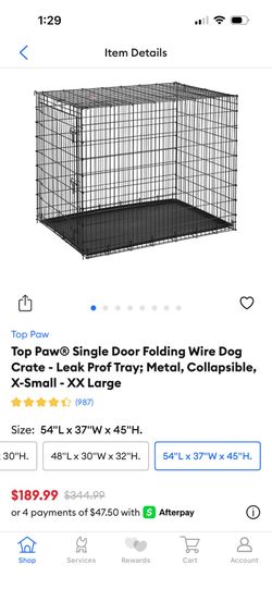 Dog crate kennel