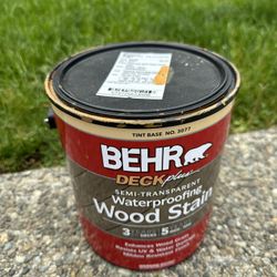 1 Gal. Base Semi-Transparent Waterproofing Exterior Wood Stain / CEDAR NATURALTONE Color
