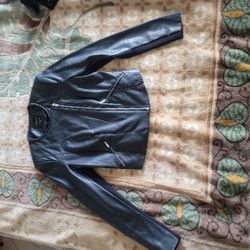 Zara Faux Leather Jacket, Size Medium Women,  $25